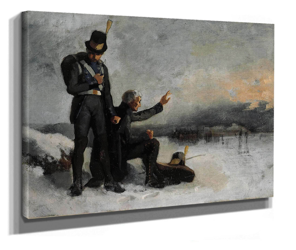 Scene From The Finnish War by Albert Edelfelt