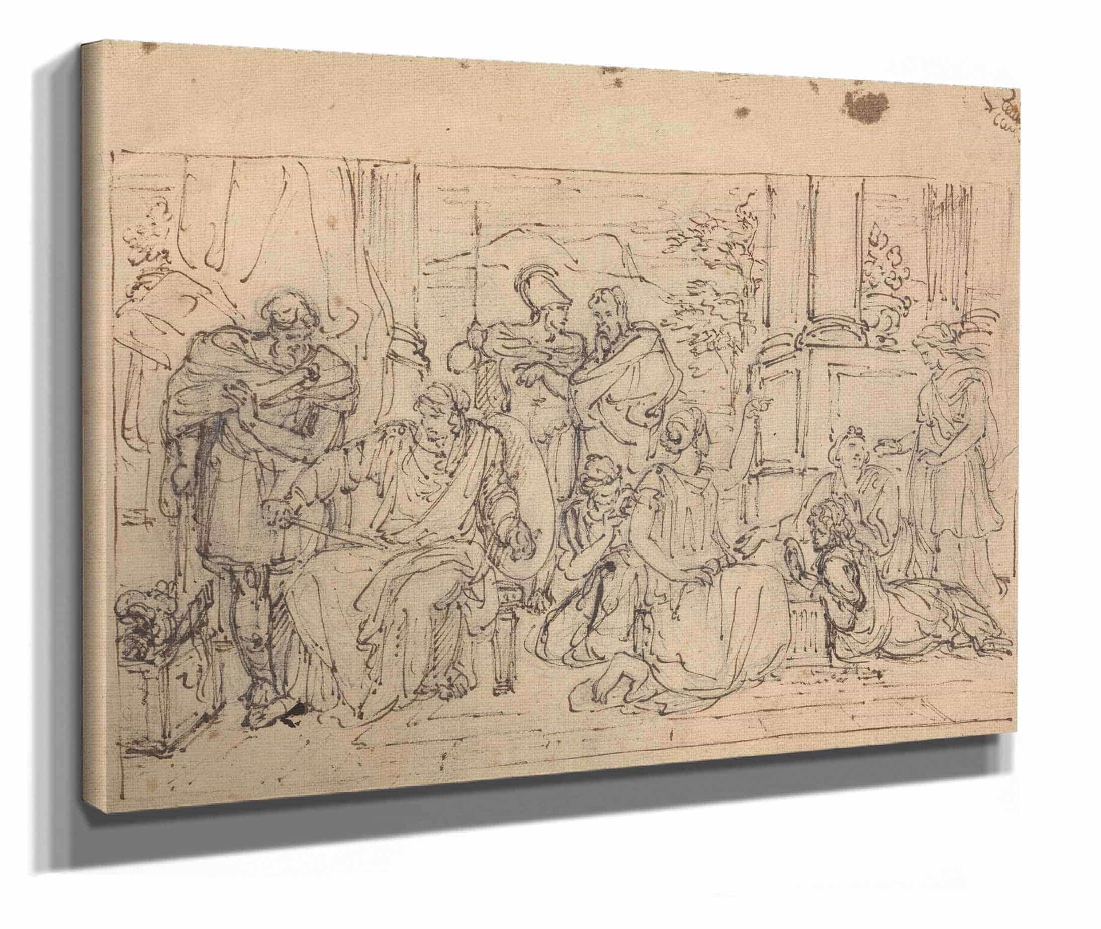 Scene From Timon Of Athens by Robert Smirke