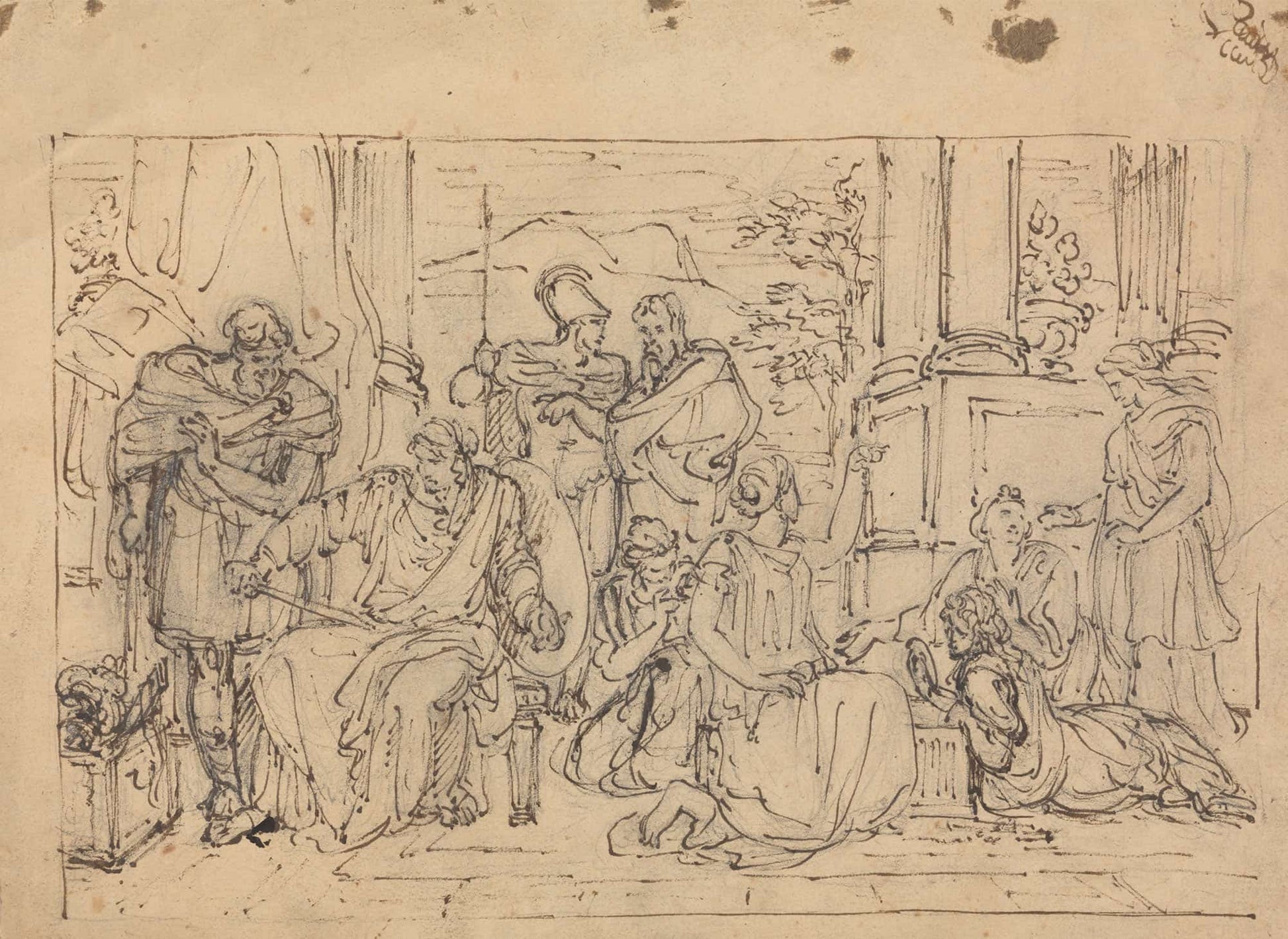 Scene From Timon Of Athens by Robert Smirke