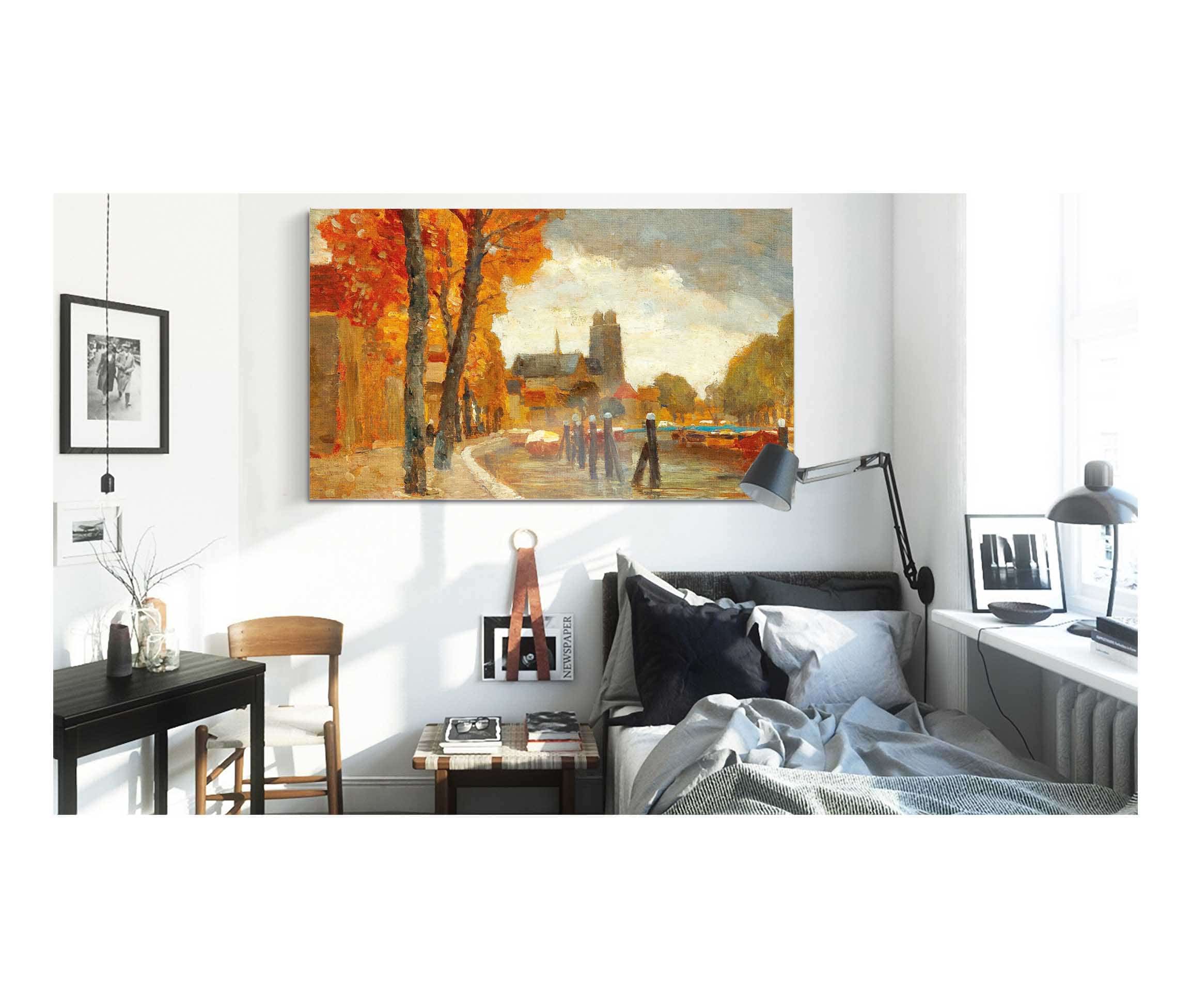Scene In Dordrecht by Tina Blau