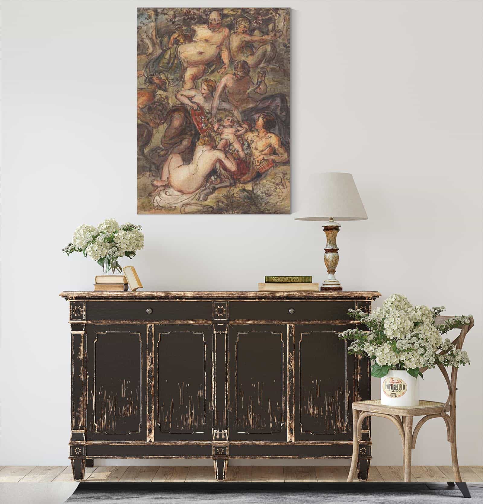 Scene Of A Bacchanalia by Robert Smirke