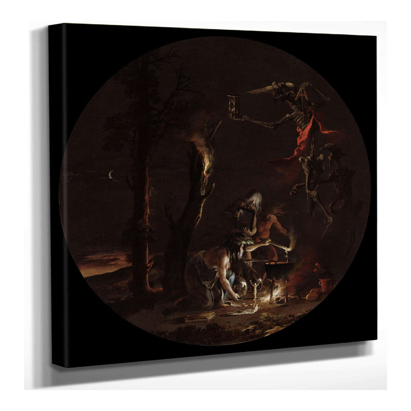 Scenes Of Witchcraft Evening by Salvator Rosa