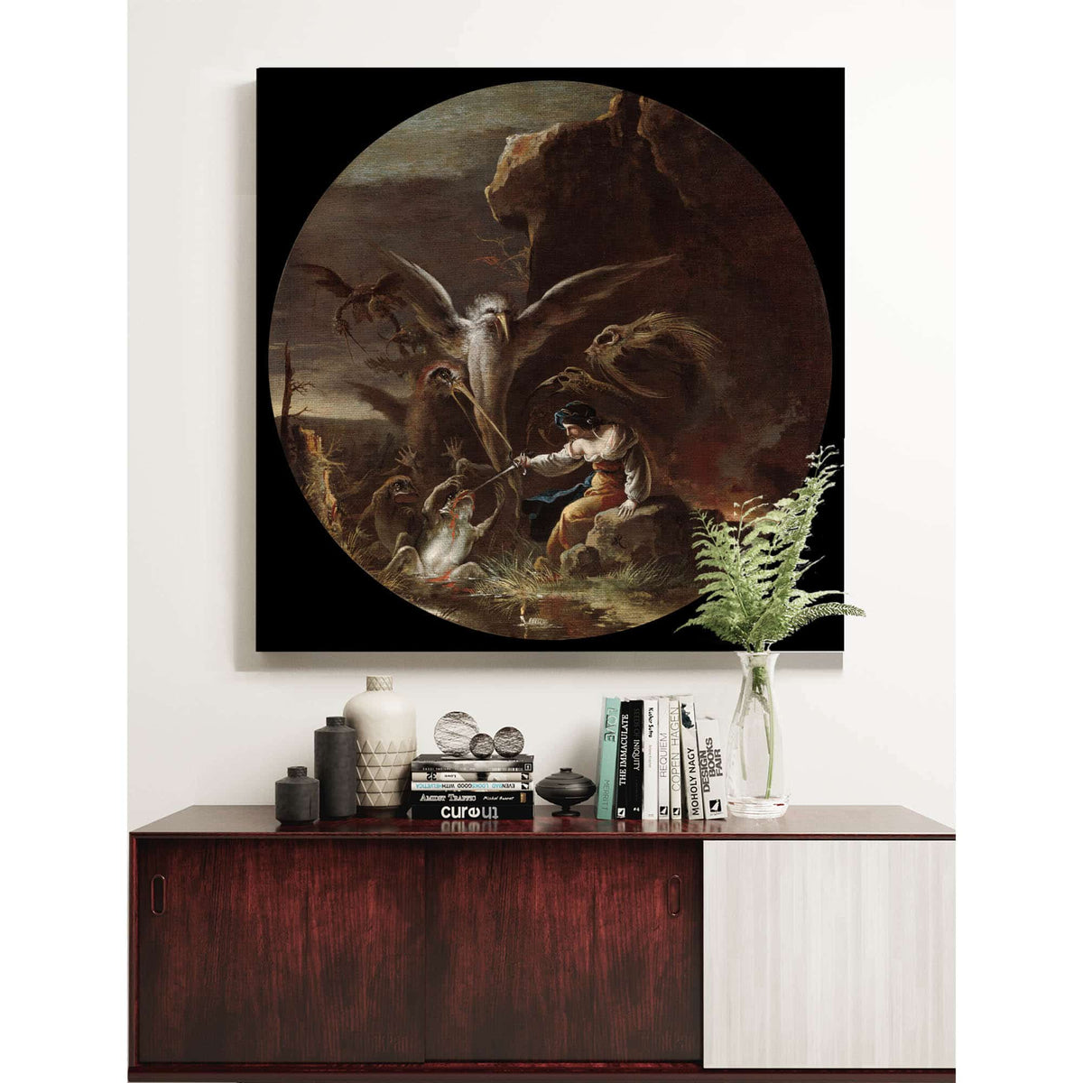 Scenes Of Witchcraft Morning by Salvator Rosa