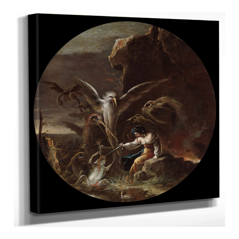 Scenes Of Witchcraft Morning by Salvator Rosa