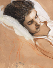 Schlafendes Madchen by Leo Putz
