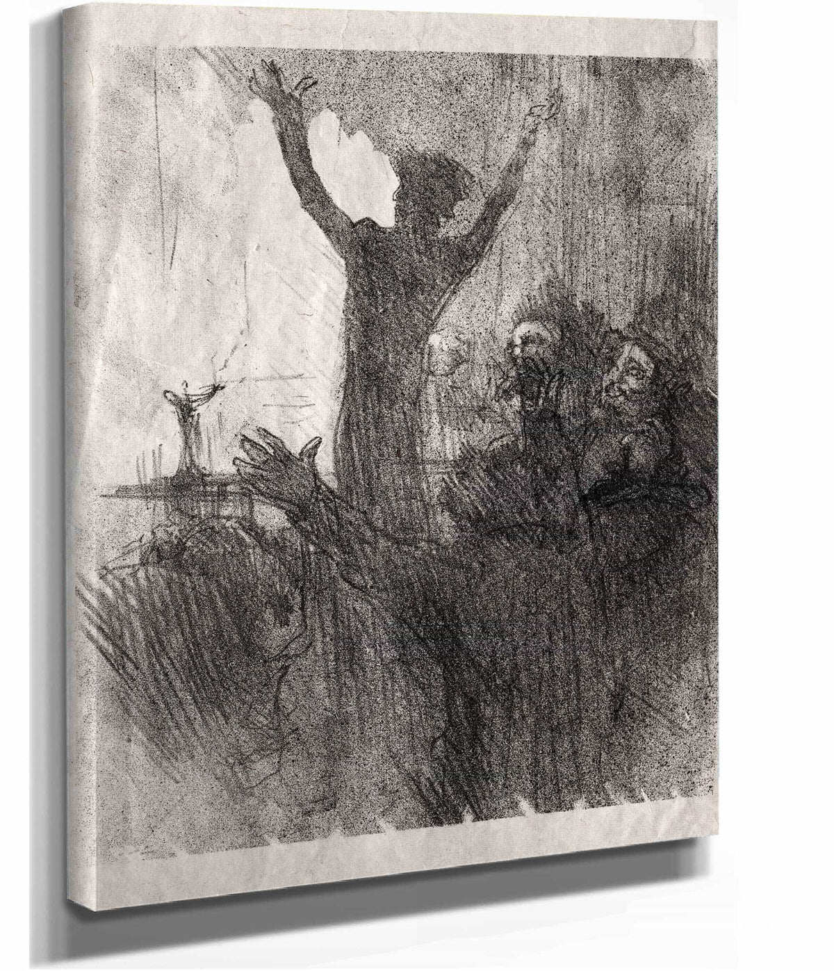 Schlome Fuss A La Synagogue by Henri De Toulouse Lautrec