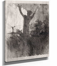 Schlome Fuss A La Synagogue by Henri De Toulouse Lautrec