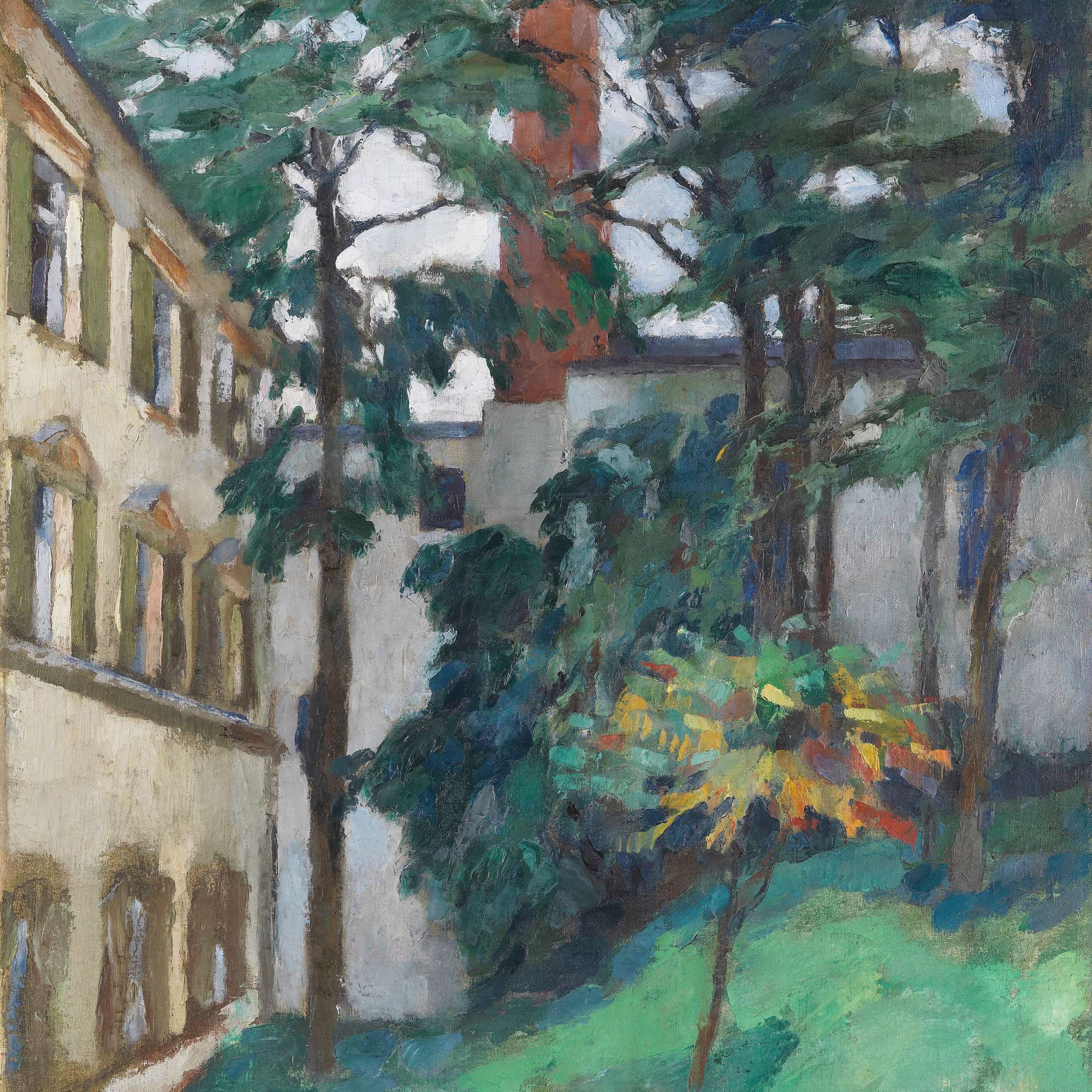Schlosshof by Leo Putz