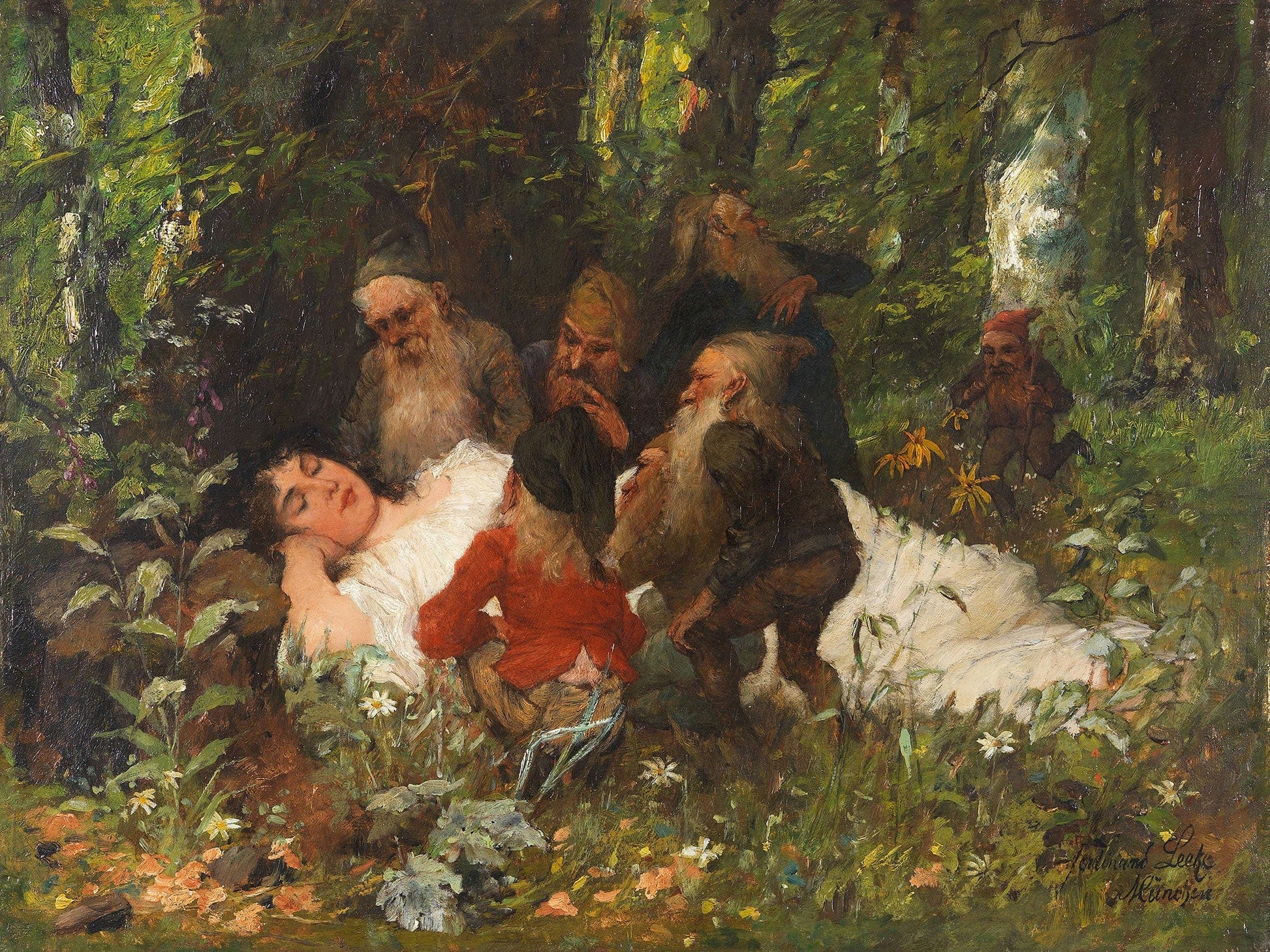 Schneewittchen by Ferdinand Leeke