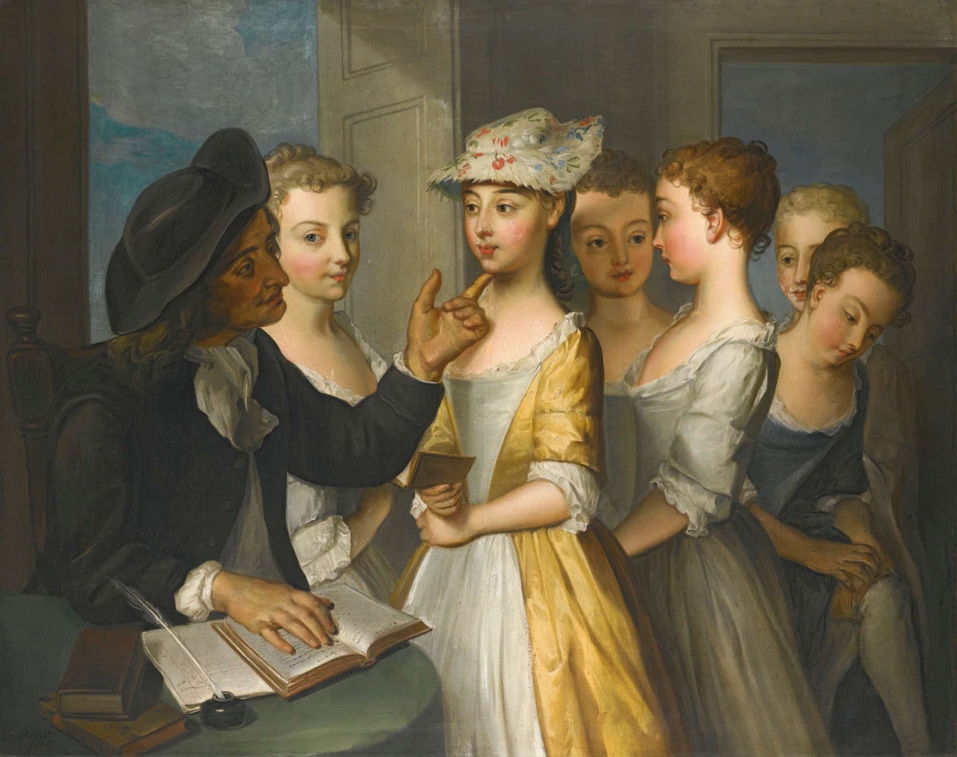 School For Girls by Philippe Mercier