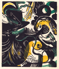 Schopfungsgeschichte Ii by Franz Marc