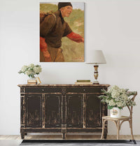 Schreitender Bauer by Max Liebermann