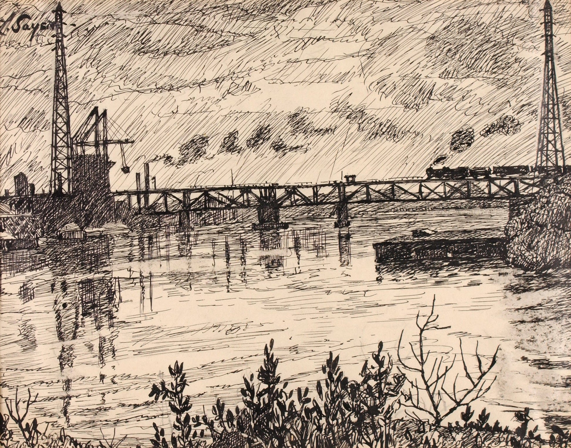 Schuylkill No by Henry Lyman Sayen