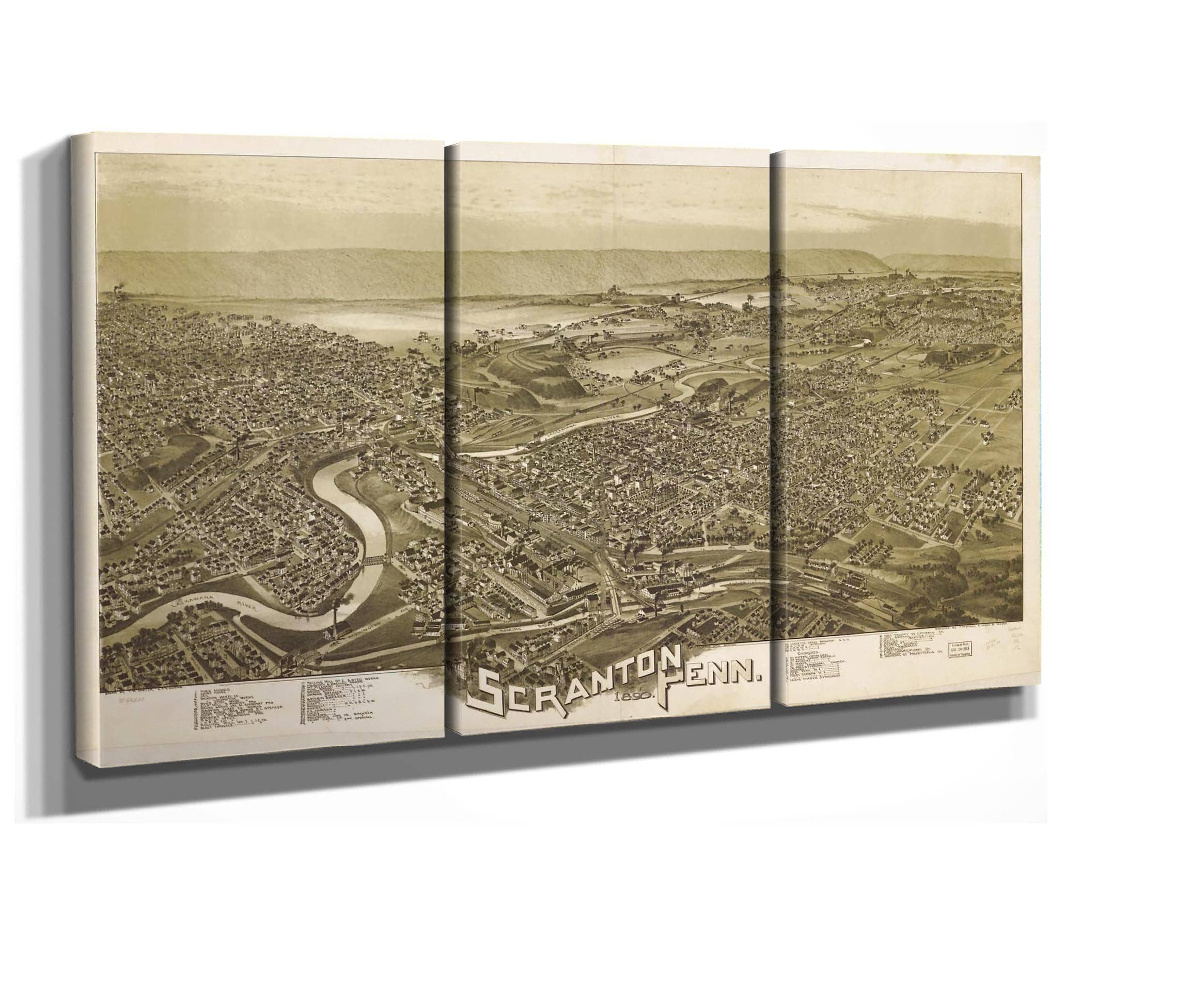 Scranton Penn 1890  State Of Pennsylvania