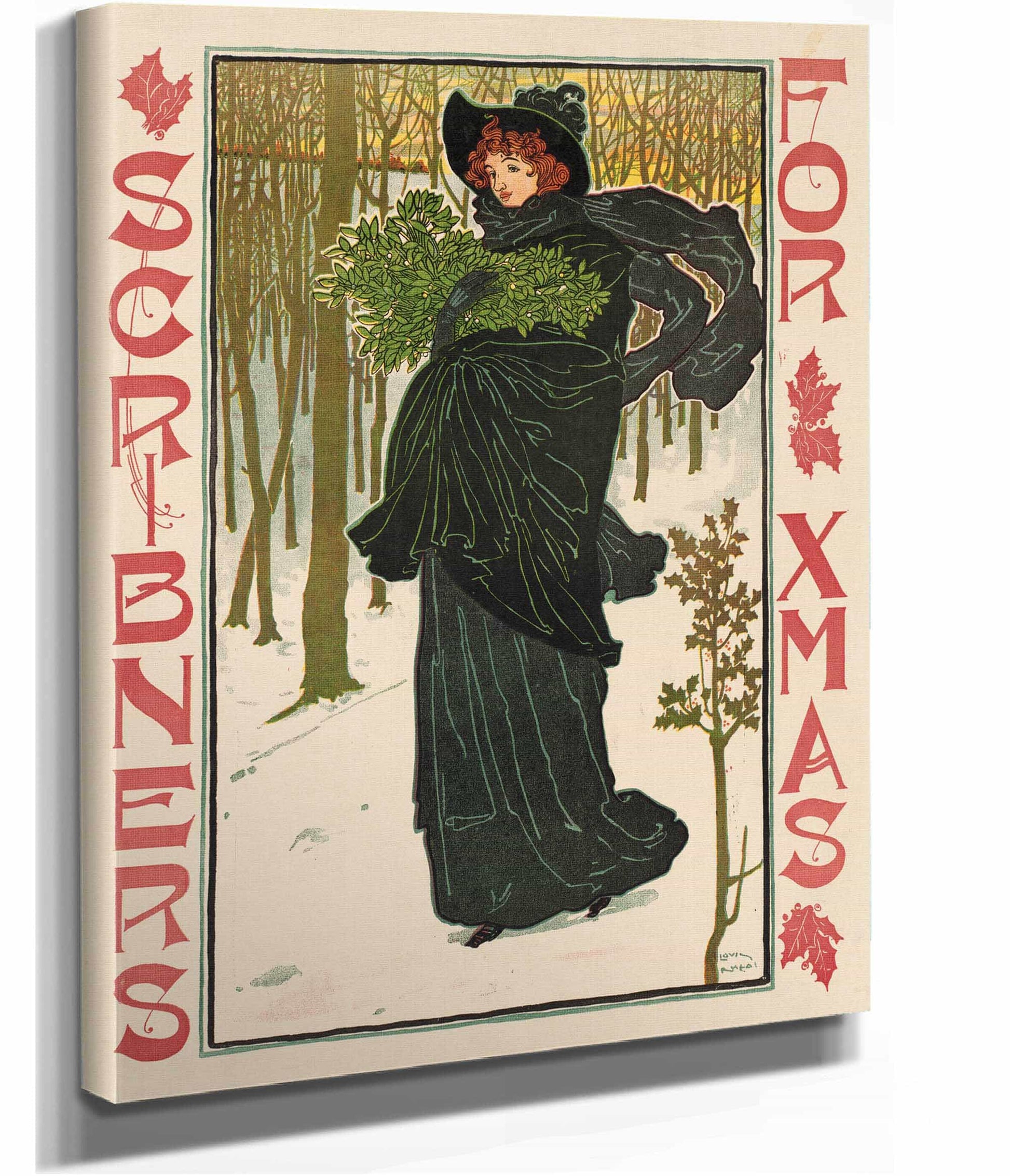 Scribners For Xmas by Louis Rhead