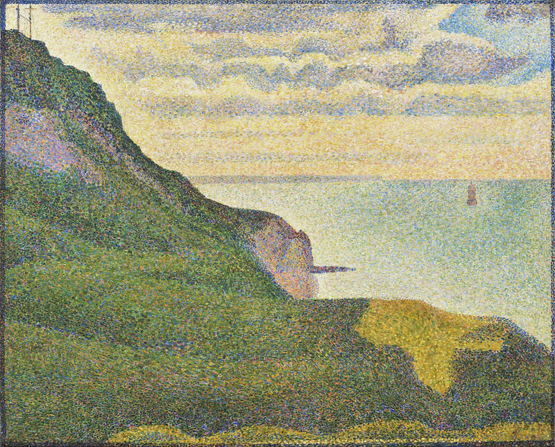 Seascape At Port En Bessinnormandy by Georges Seurat
