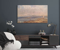 Seascape In Brittany by Eugene Boudin