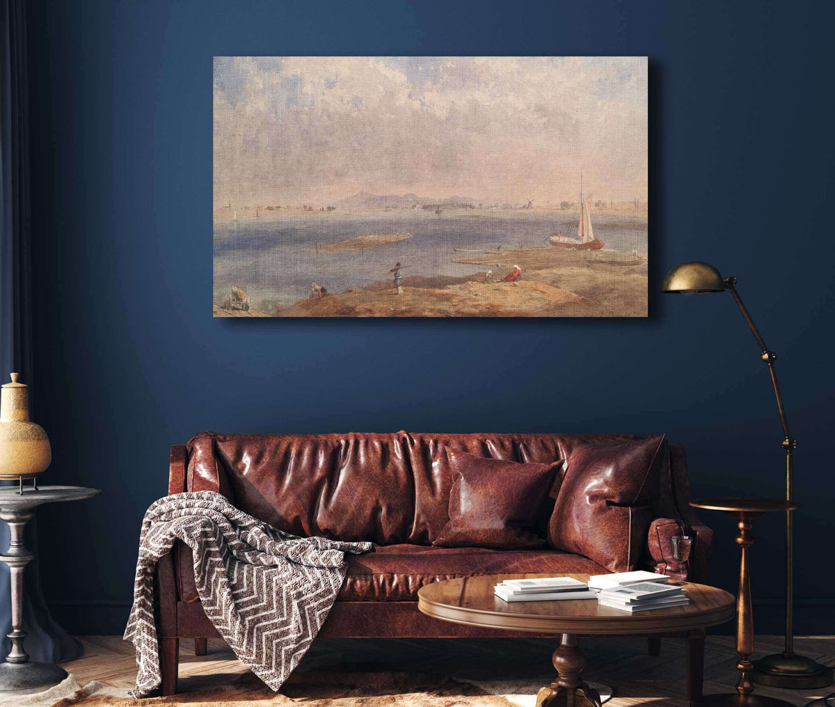 Seascape In Brittany by Eugene Boudin