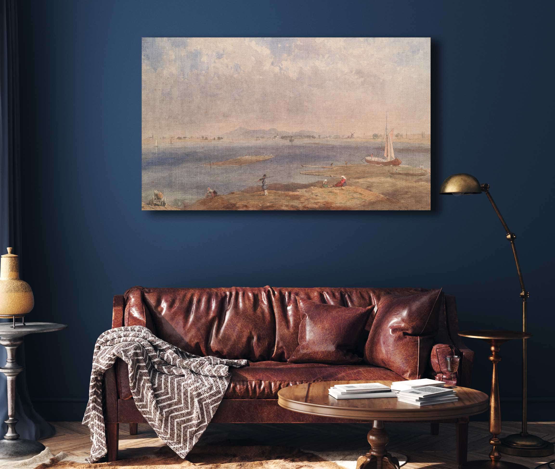 Seascape In Brittany by Eugene Boudin