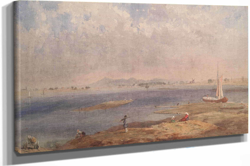 Seascape In Brittany by Eugene Boudin