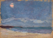 Seascape The Sun Behind A Cloud by Tadeusz Makowski