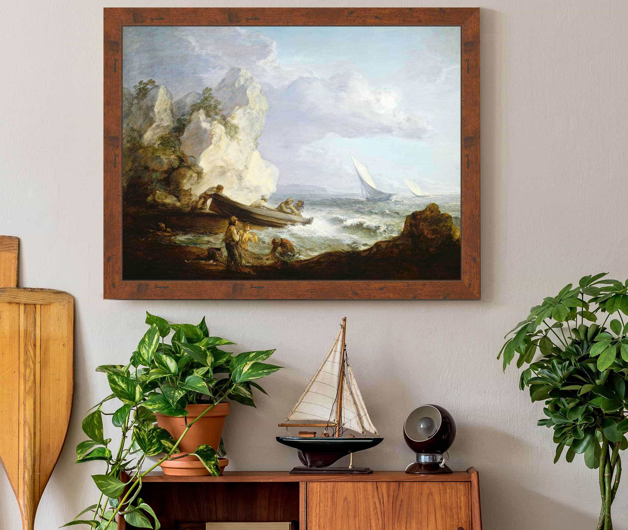 Seashore With Fishermen by Thomas Gainsborough
