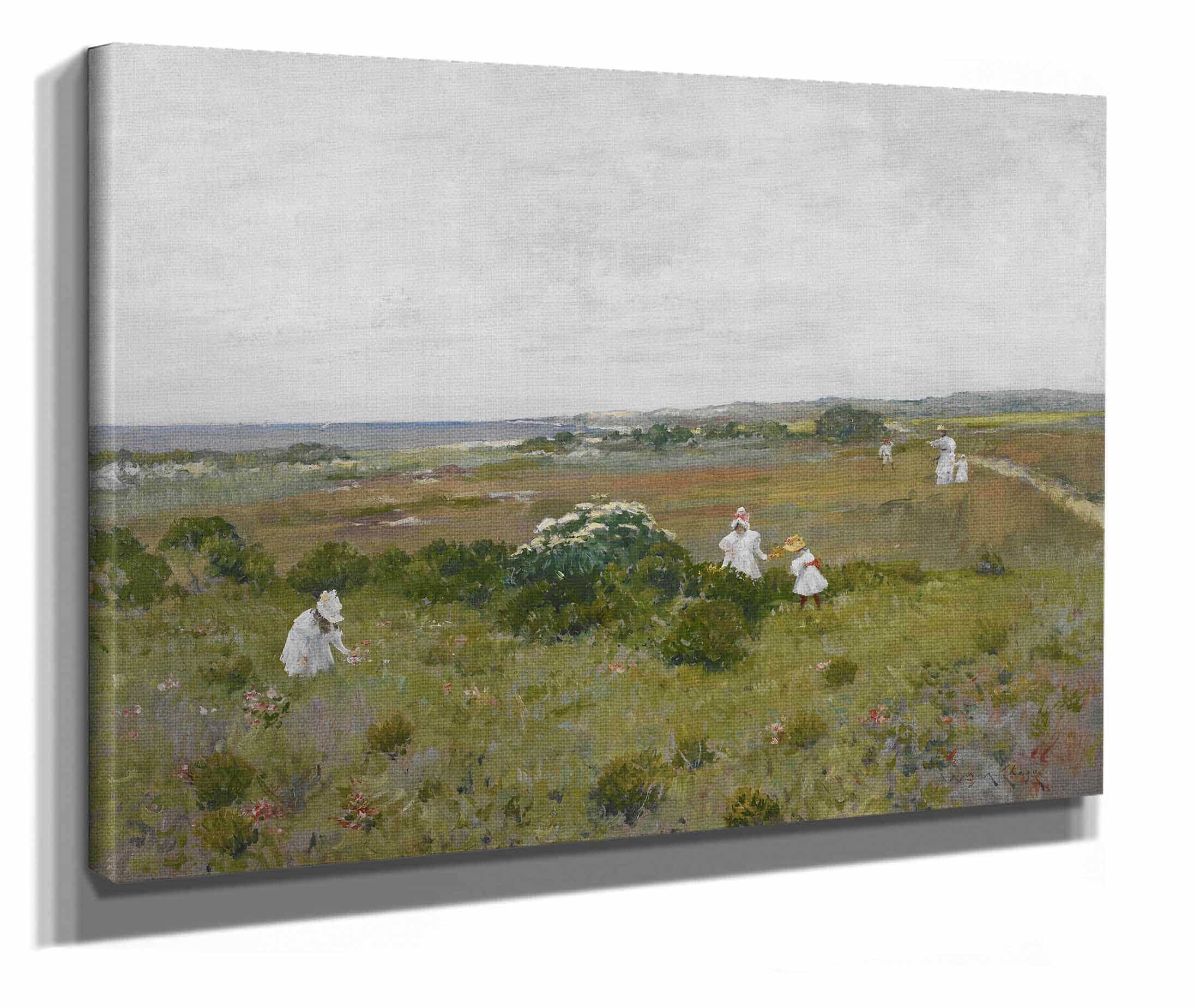 Seaside Flowers by William Merritt Chase