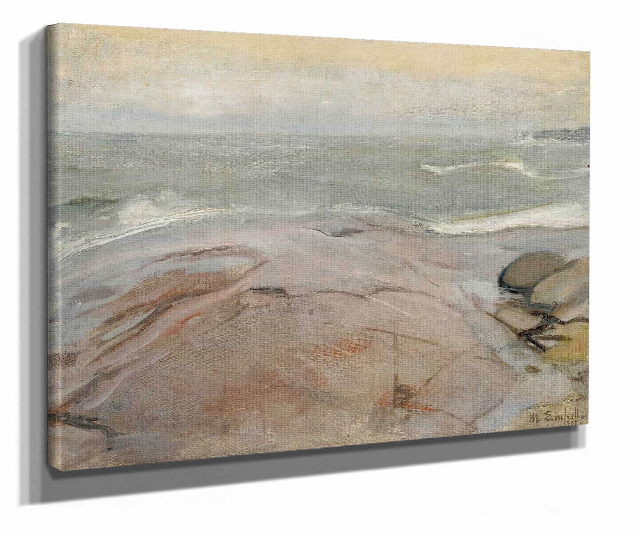 Seaside Landscape From Suursaari Island by Magnus Enckell