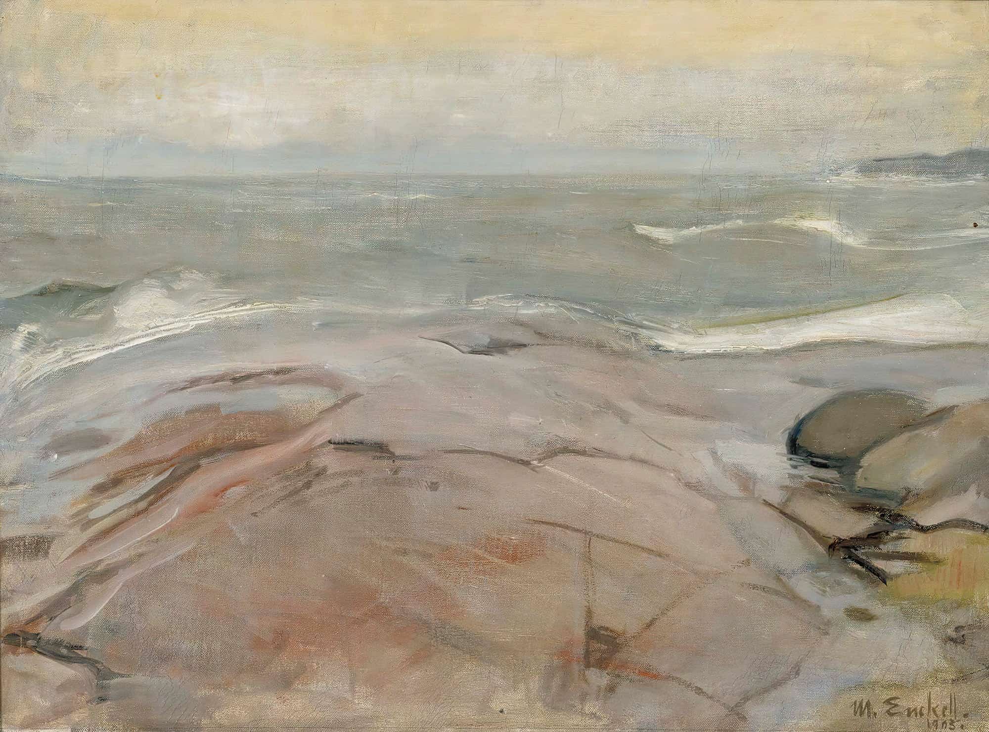 Seaside Landscape From Suursaari Island by Magnus Enckell