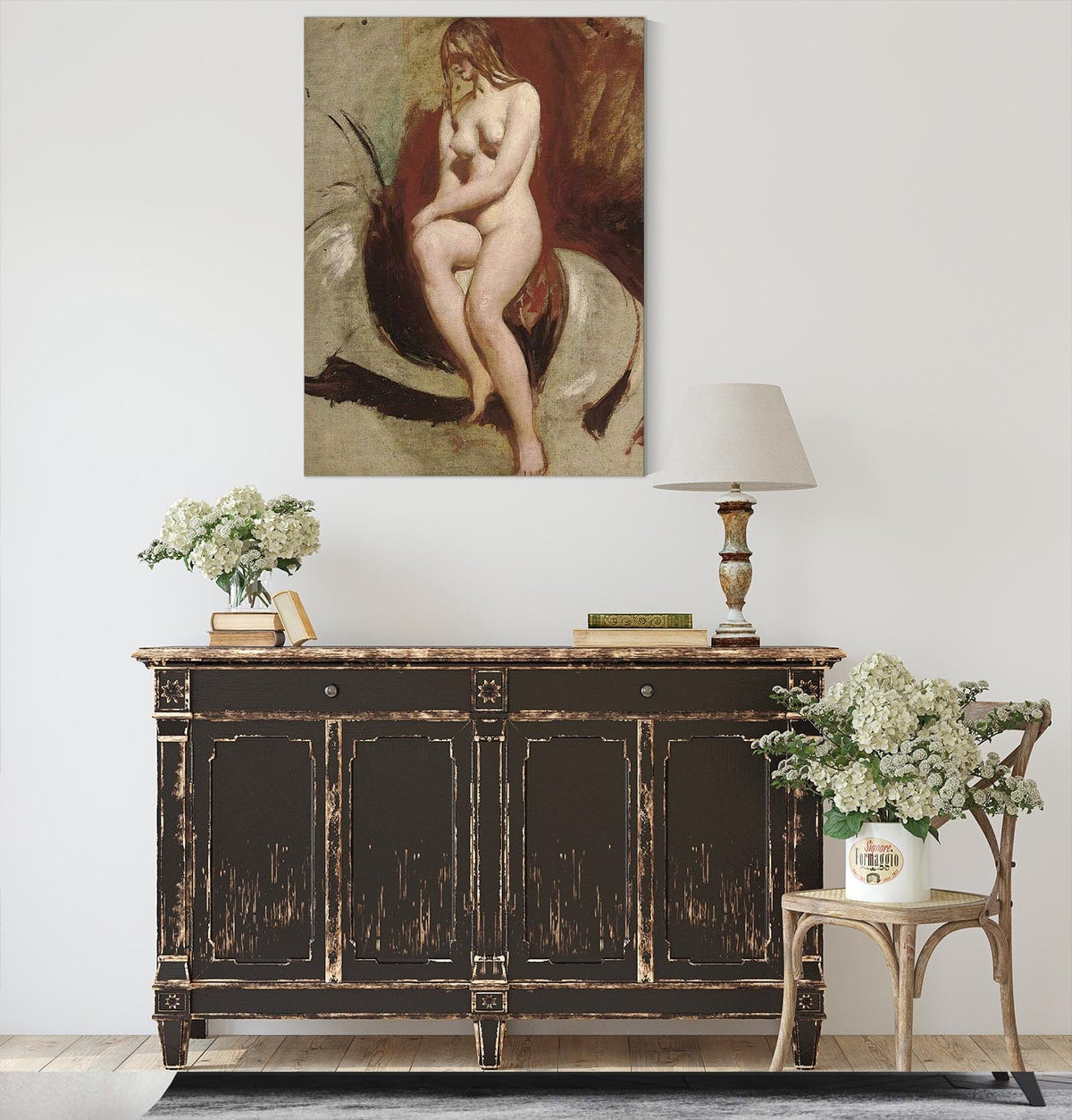 Seated Female Nude by William Etty