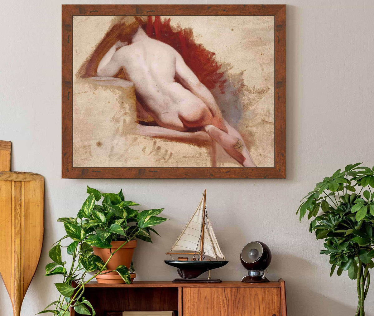 Seated Female Nude Study by William Etty