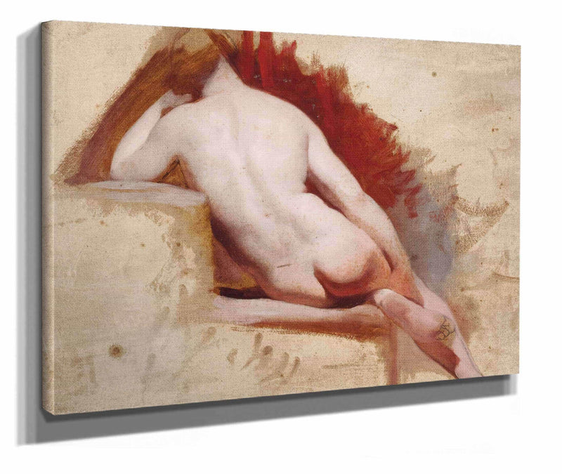 Seated Female Nude Study by William Etty