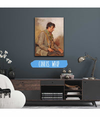 Seated Hunter After by Franz Von Defregger