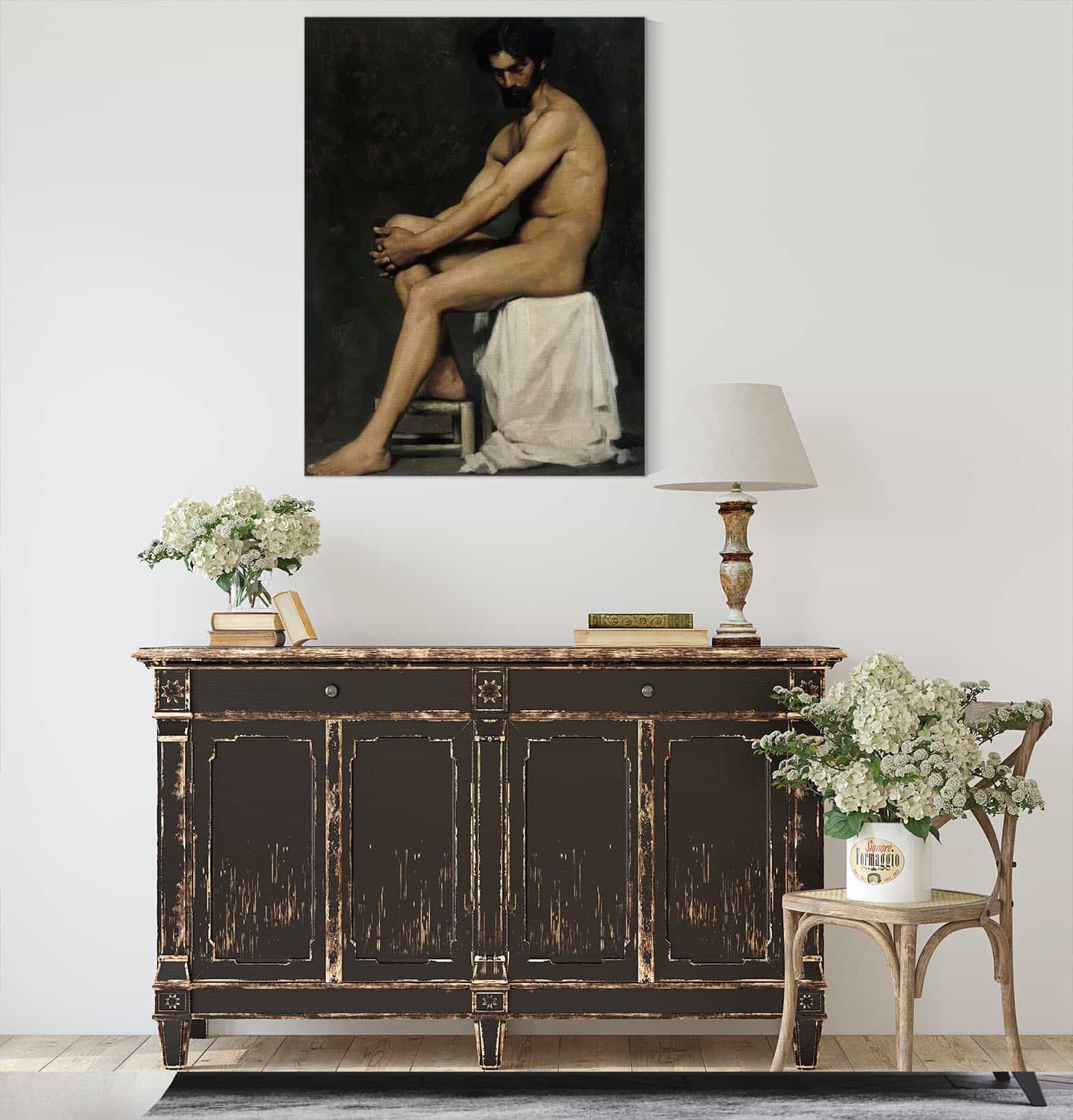 Seated Man by Albert Edelfelt