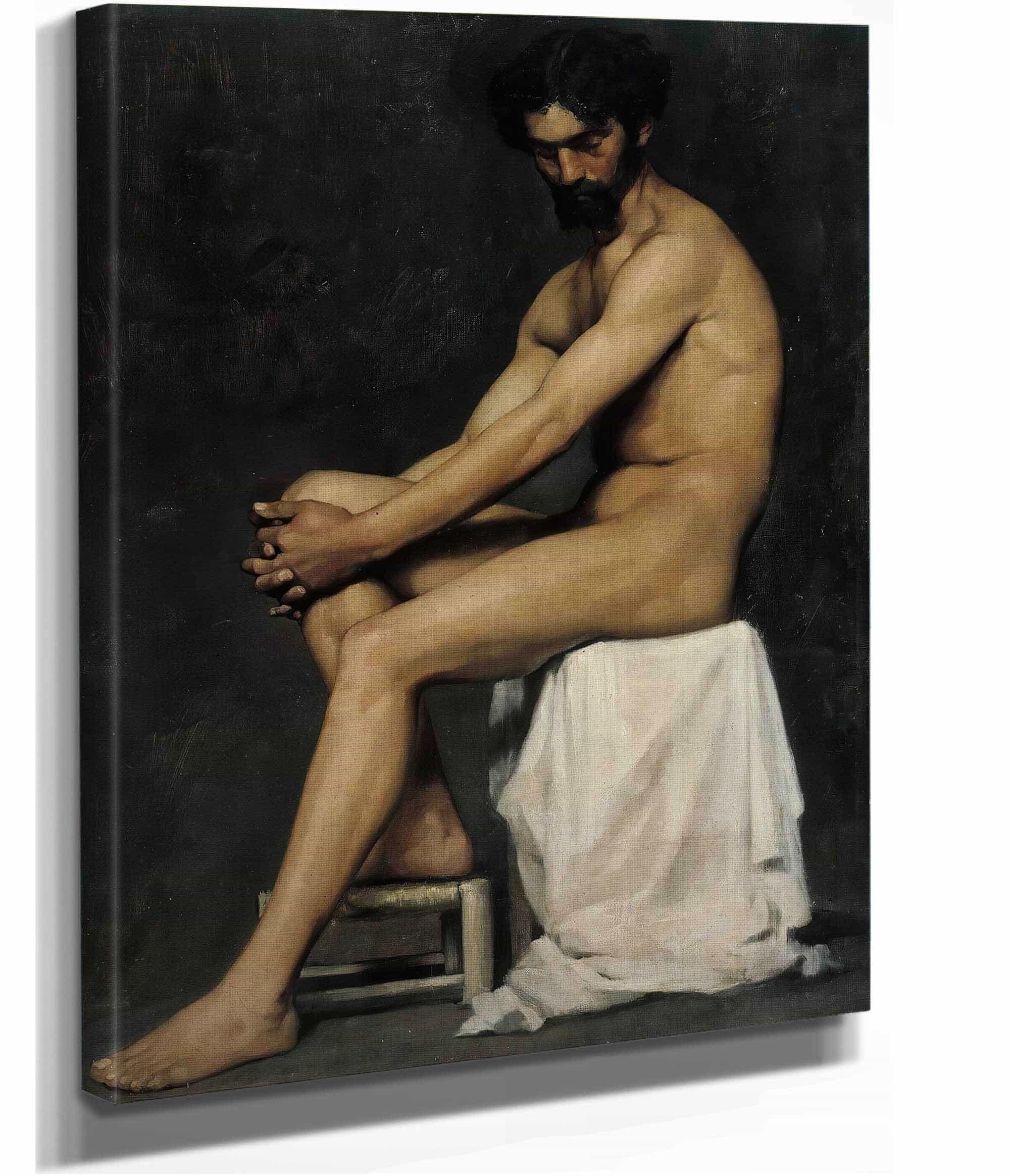 Seated Man by Albert Edelfelt