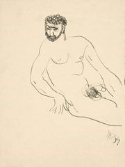 Seated Man by Cyprian Majernik