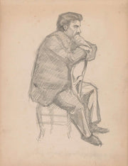 Seated Man by Jules Schmalzigaug