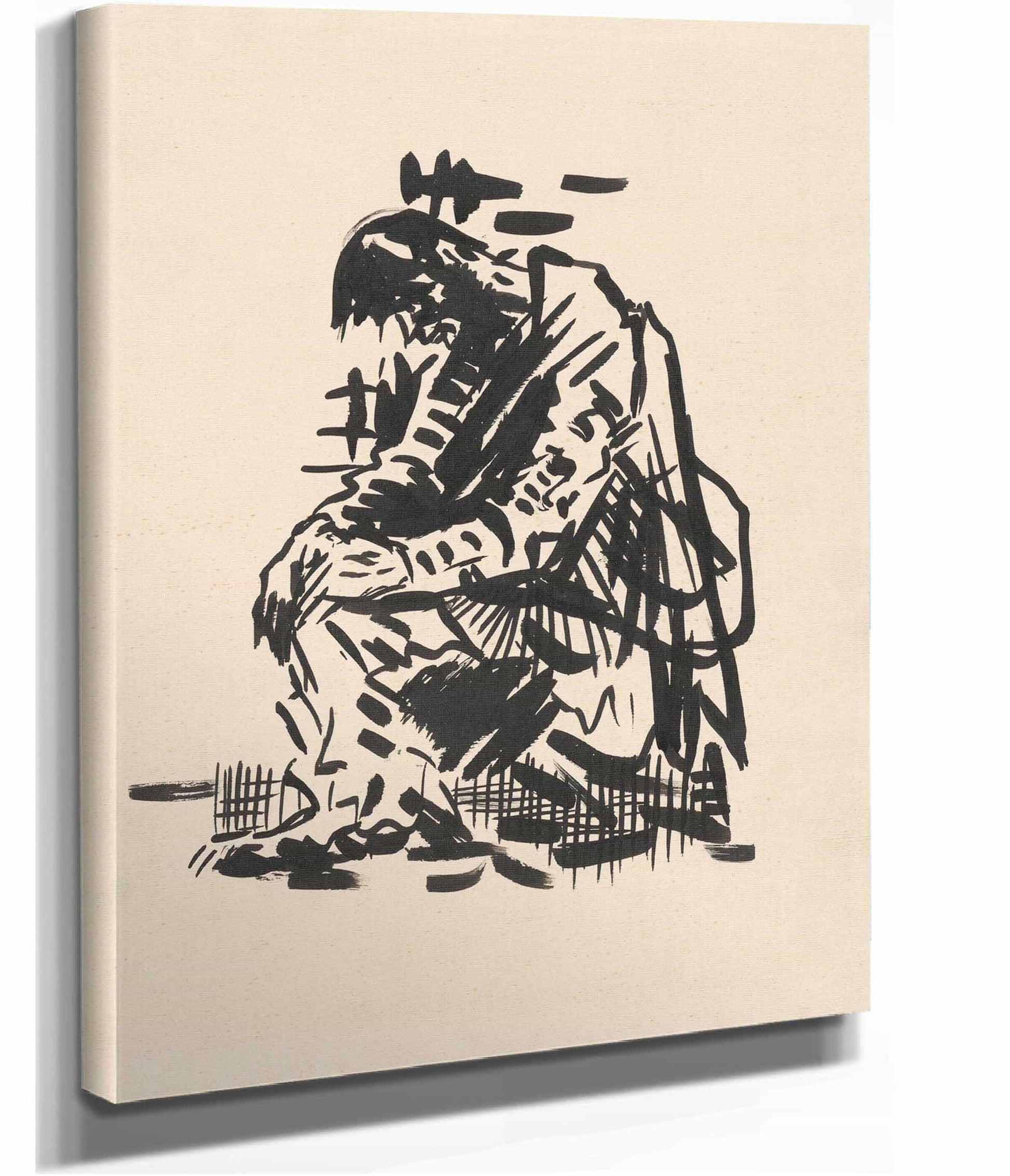 Seated Man Tired   by Arnold Peter Weisz Kubincan