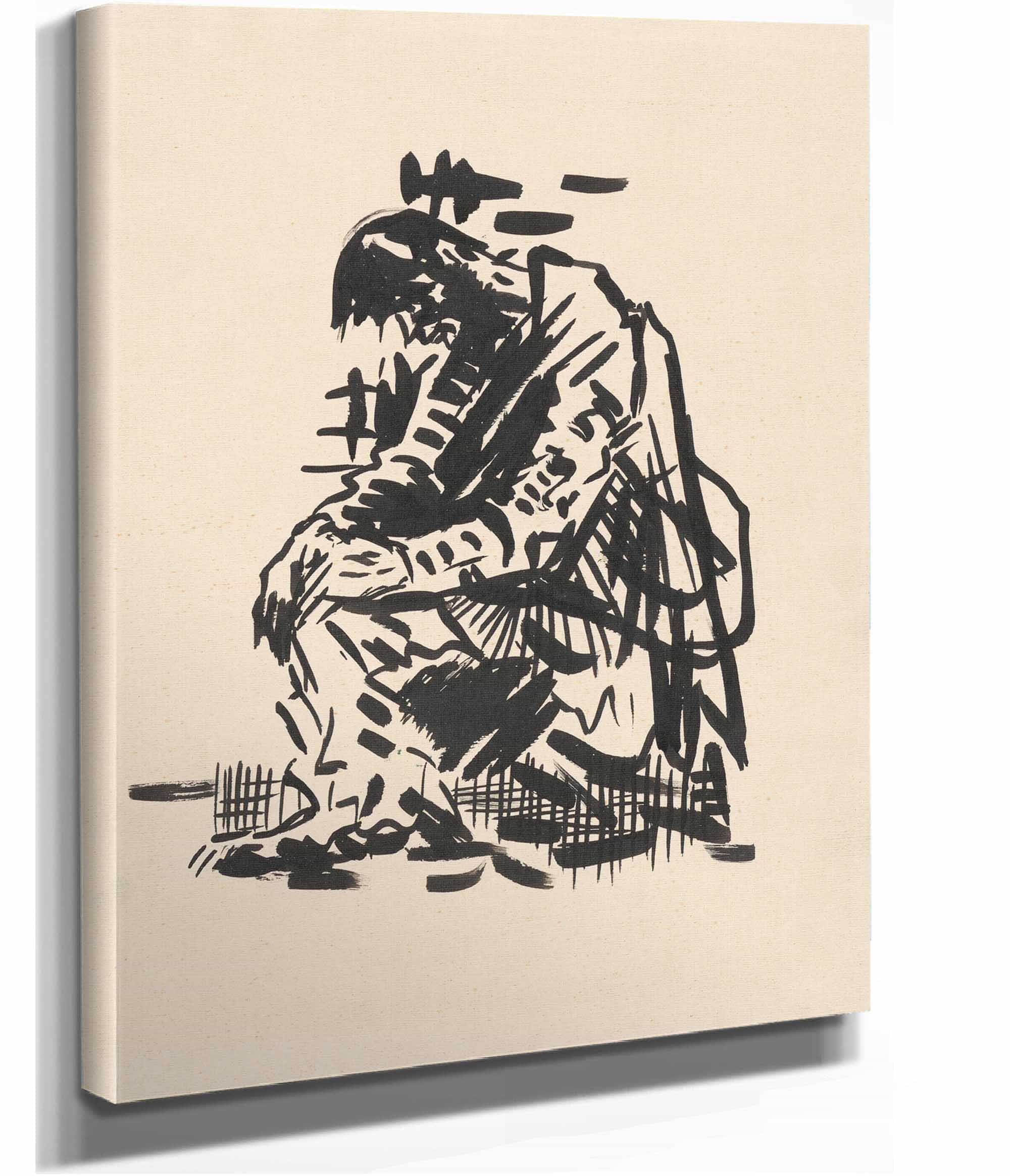 Seated Man Tired   by Arnold Peter Weisz Kubincan