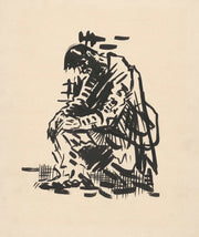 Seated Man Tired   by Arnold Peter Weisz Kubincan