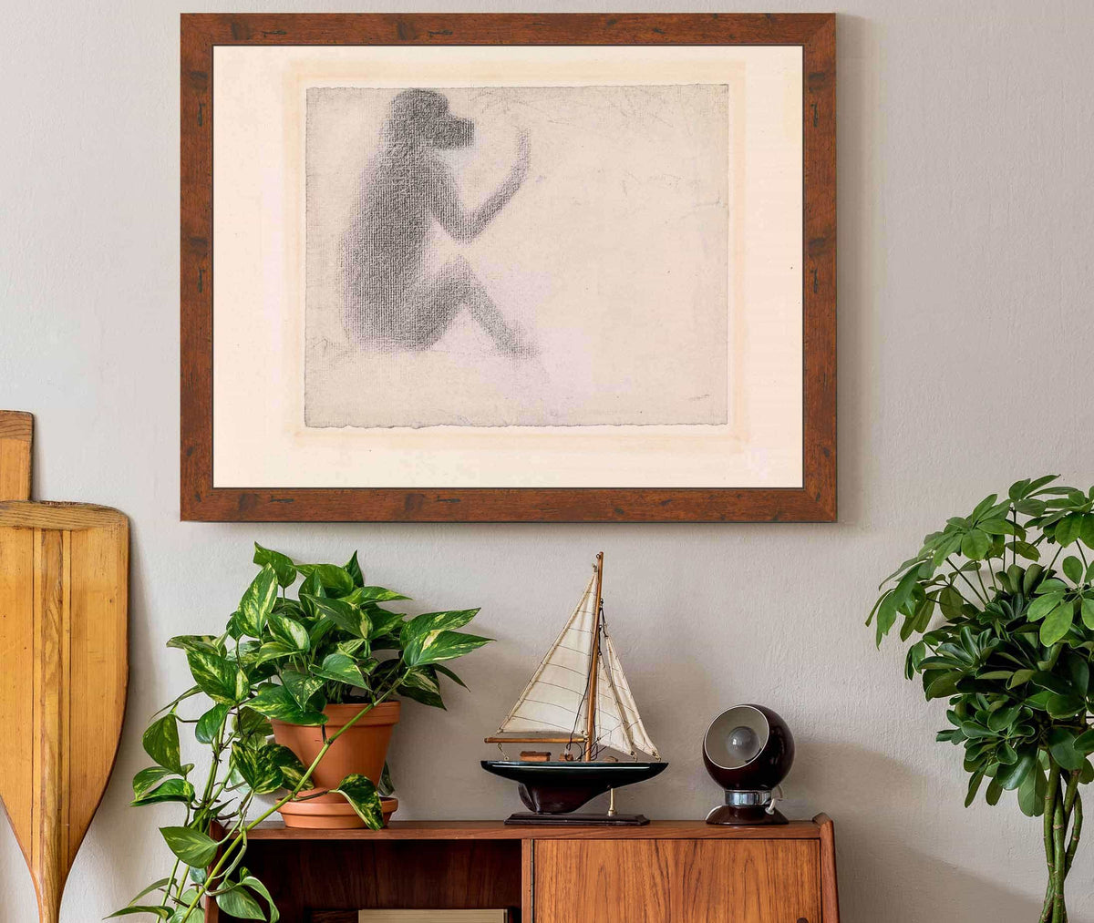 Seated Monkey by Georges Seurat