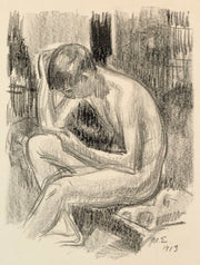 Seated Nude by Magnus Enckell