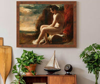 Seated Nude In A Landscape by William Etty