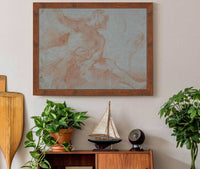 Seated Old Man With Right Arm Upraised Tithonus by Guercino