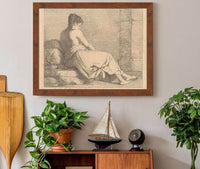 Seated Woman Le Blanc by Angelica Kauffmann