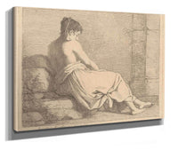 Seated Woman Le Blanc by Angelica Kauffmann