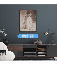 Seatetd Nude Woman From The Back by Jean Louis Forain