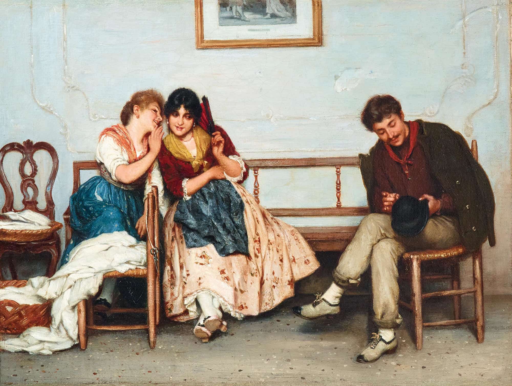 Secrets by Eugen Von Blaas