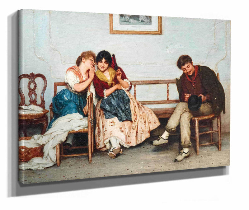 Secrets by Eugen Von Blaas