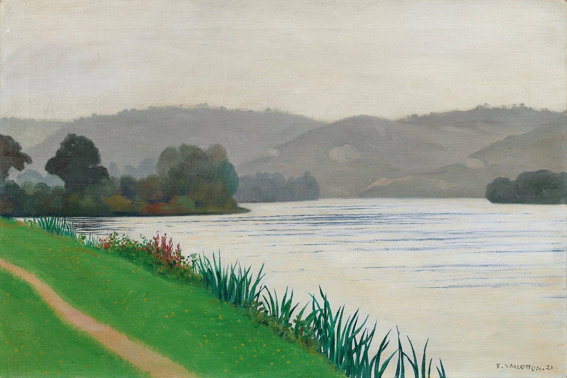 Seine At Tournedos by Felix Vallotton